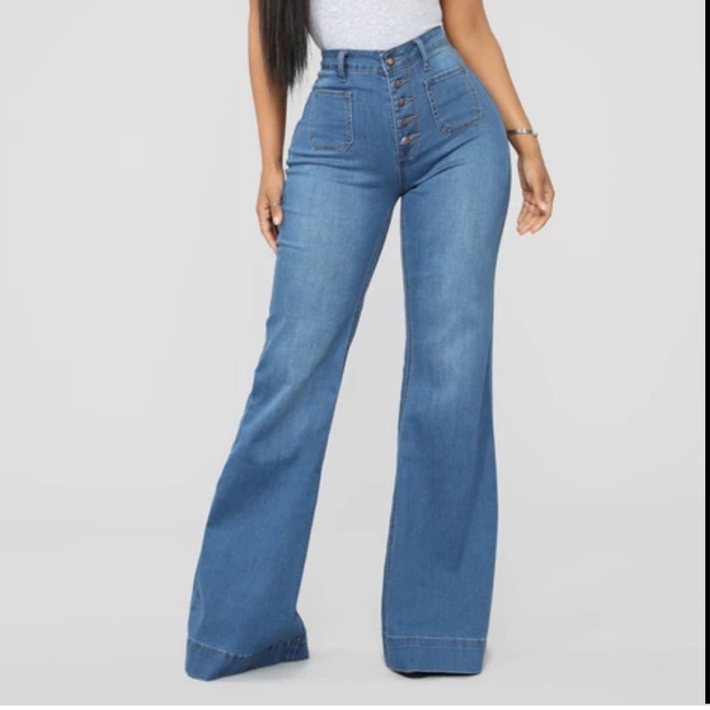 Fashion nova flare jeans